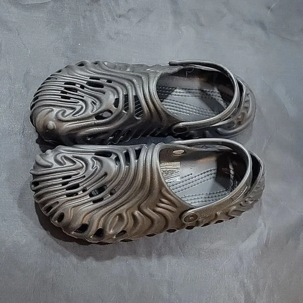 KBREE SUMMER PERSONALIZED FINGERPRINT MEN'S CASUAL BEACH OUTDOOR HOLE SANDAL